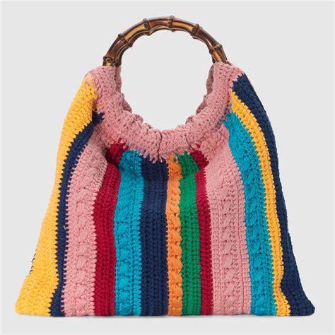 gucci horsebit crochet bag